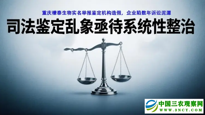 重庆檬泰生物实名举报鉴定机构造假，企业陷数年诉讼泥潭 