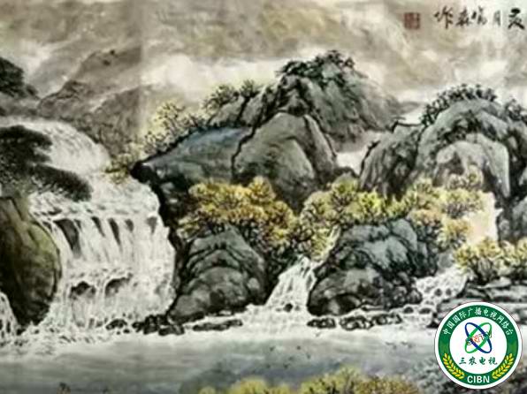 偃师市老年书画家协会主席李富森创作国画牡丹为抗疫英雄点赞