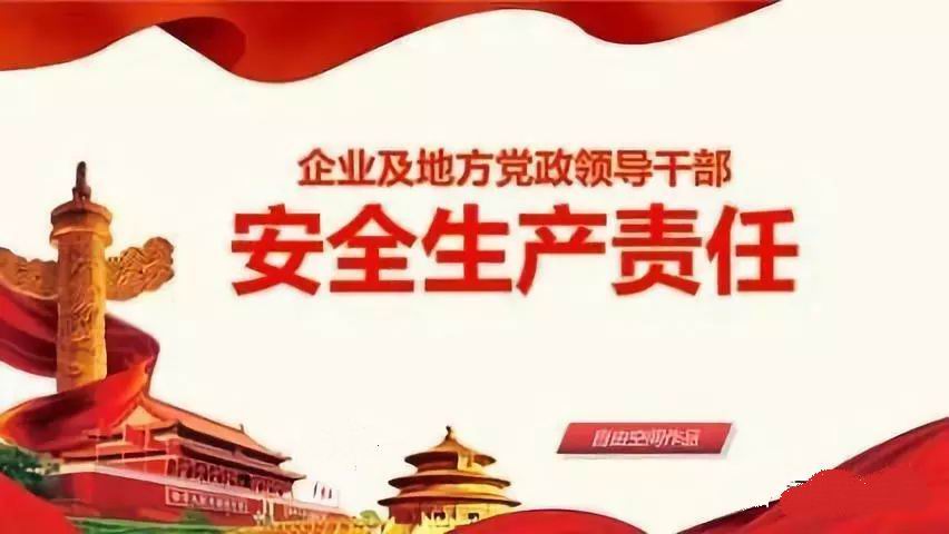 地方党政领导干部安全生产责任制规定