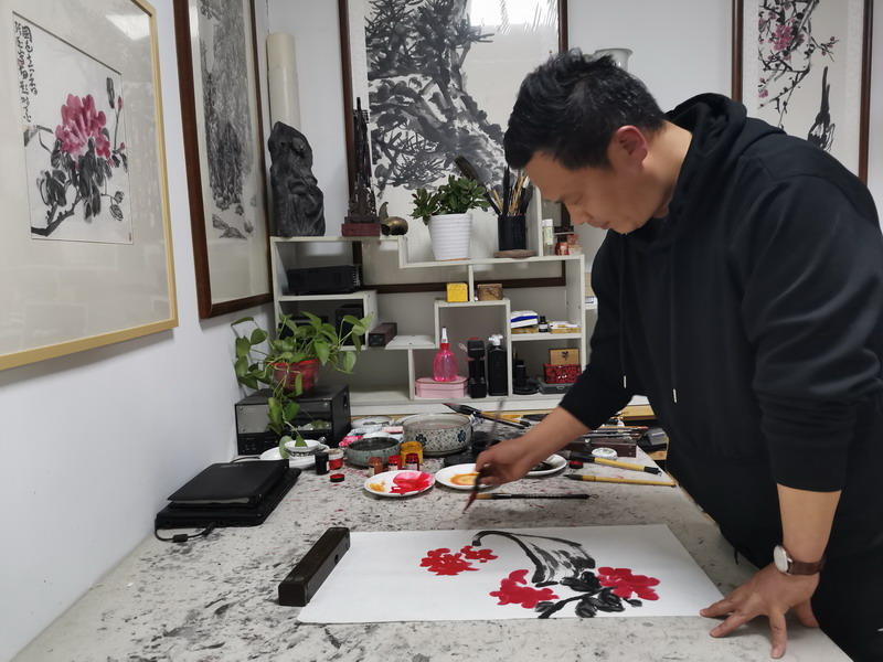 安徽知名画家张玉谈中国画感悟和认识